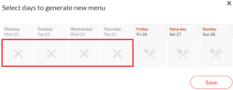 generate new menu select days.png